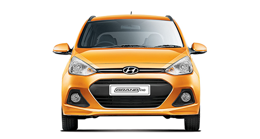 Front view of orange Grandi10