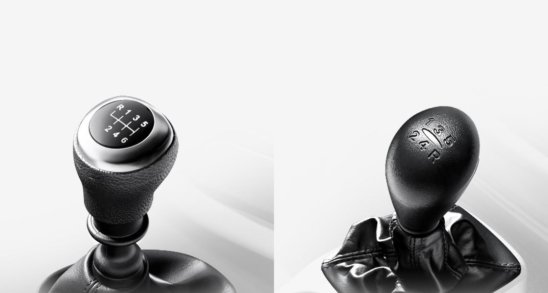 6- or 5-speed manual transmission