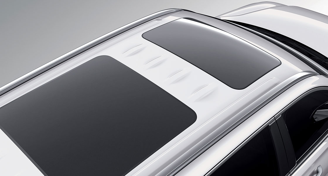 Dual sunroof